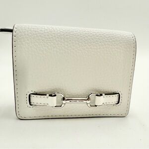 NWT Michael Kors Carson Small Pebbled Leather Wallet